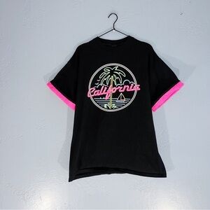 Vintage 80’s roll cuff style shirt sleeve California T-Shirt